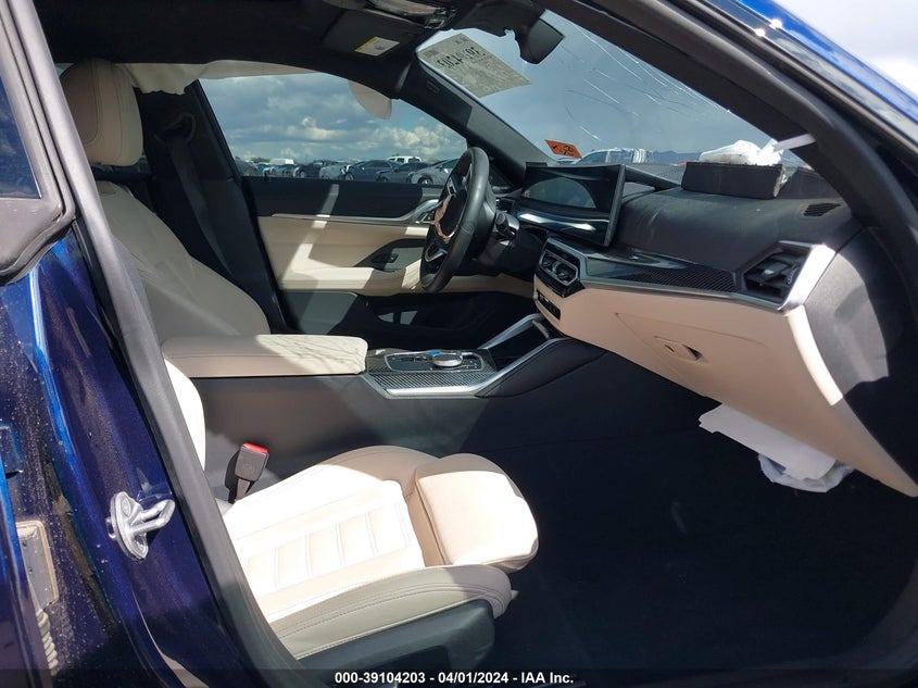 2023 BMW I4 M50 VIN: WBY33AW01PFR25426 Lot: 39104203