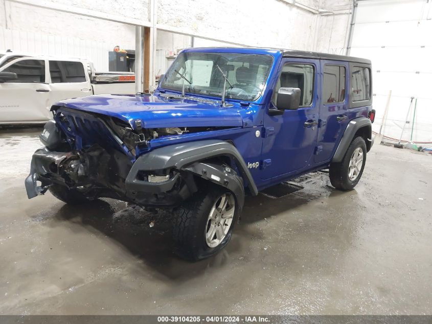 2018 Jeep Wrangler Unlimited Sport S 4X4 VIN: 1C4HJXDG5JW171633 Lot: 39104205