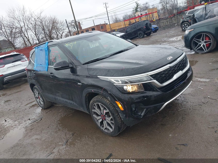 2021 Kia Seltos S Turbo VIN: KNDEUCA20M7126271 Lot: 39104282