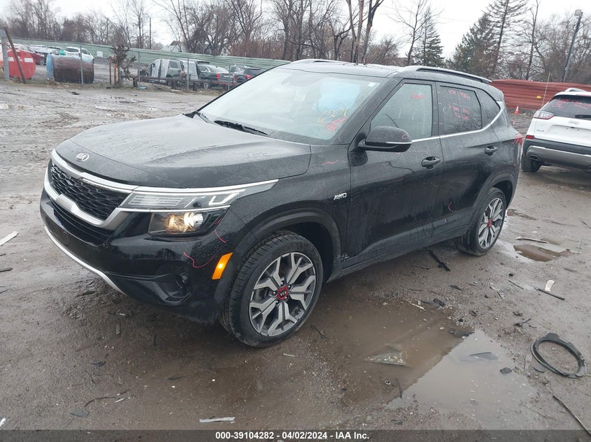 2021 Kia Seltos S Turbo VIN: KNDEUCA20M7126271 Lot: 39104282