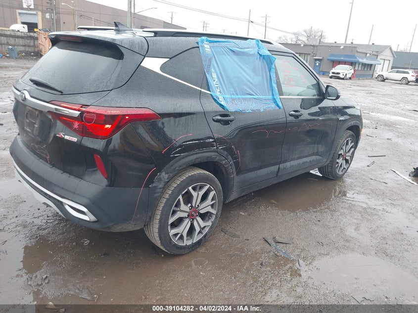 2021 Kia Seltos S Turbo VIN: KNDEUCA20M7126271 Lot: 39104282