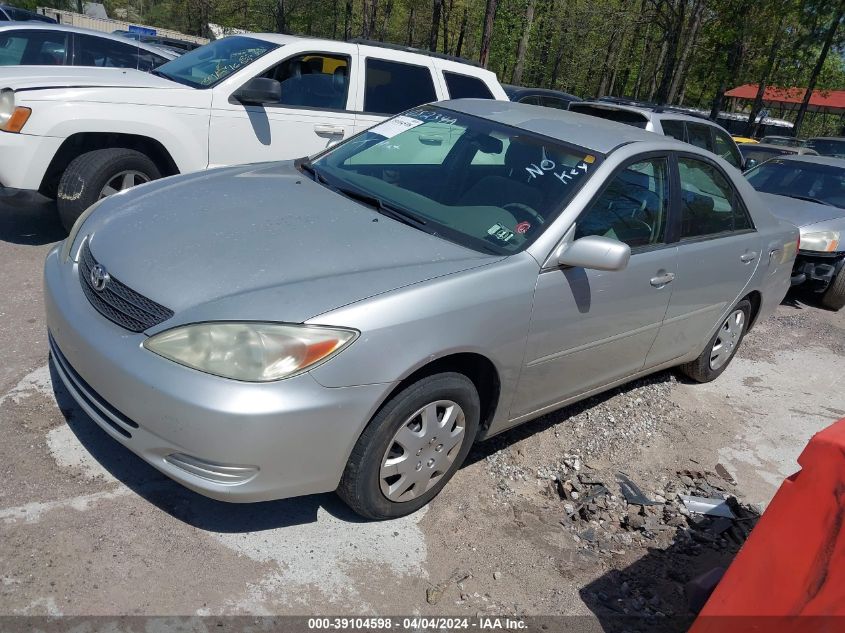 2003 Toyota Camry Le V6 VIN: 4T1BF32K73U052340 Lot: 40652015