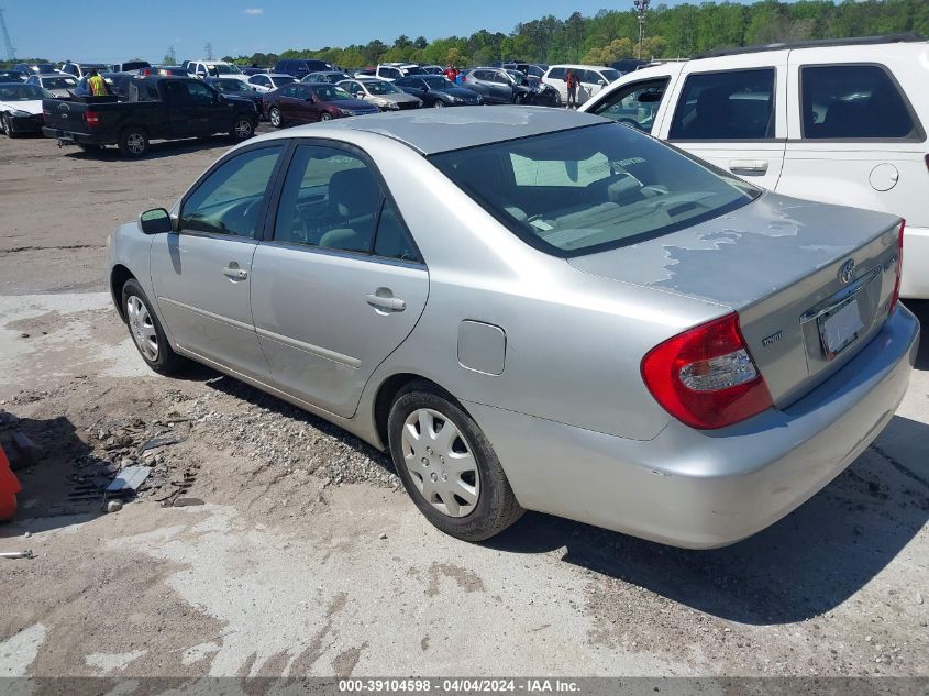 2003 Toyota Camry Le V6 VIN: 4T1BF32K73U052340 Lot: 40652015