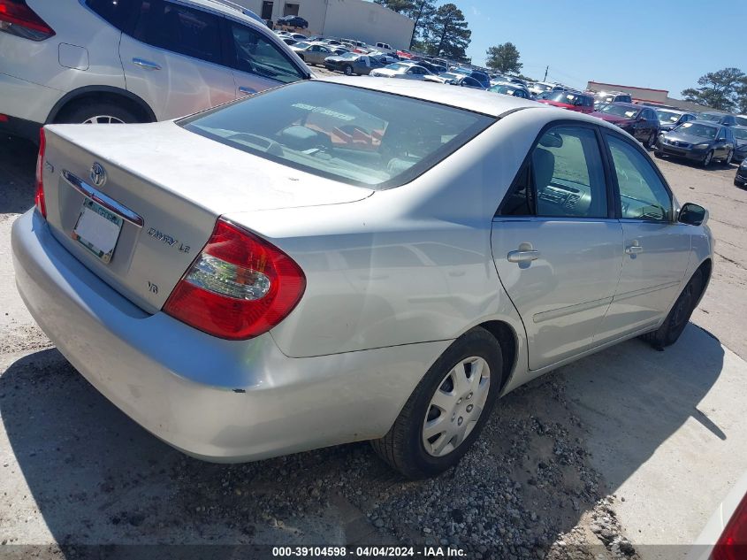 2003 Toyota Camry Le V6 VIN: 4T1BF32K73U052340 Lot: 40652015