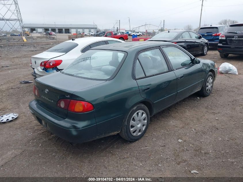 2T1BR12E11C447327 | 2001 TOYOTA COROLLA