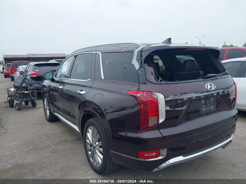 2020 Hyundai Palisade Limited VIN: KM8R54HE7LU054999 Lot: 39104738