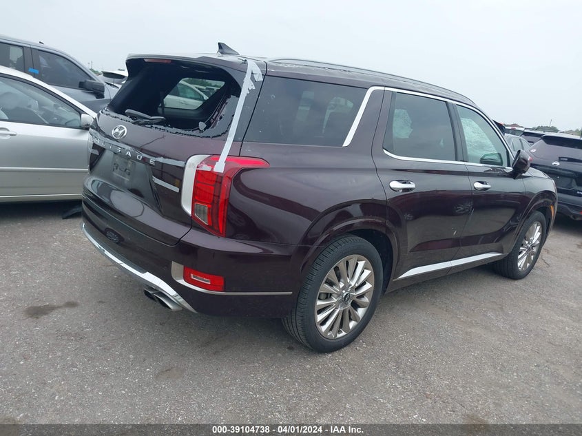 2020 Hyundai Palisade Limited VIN: KM8R54HE7LU054999 Lot: 39104738