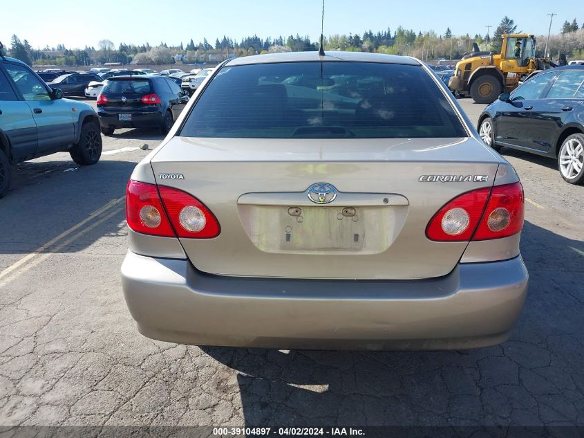 2005 Toyota Corolla Le VIN: 2T1BR32EX5C390949 Lot: 39104897