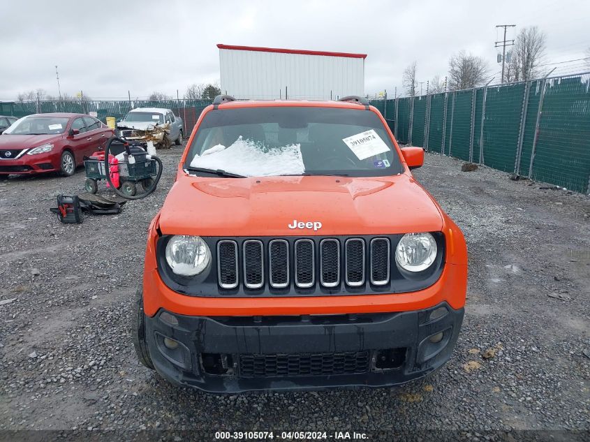 2018 Jeep Renegade Latitude 4X4 VIN: ZACCJBBB7JPG76767 Lot: 39105074