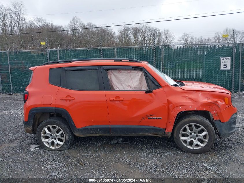 2018 Jeep Renegade Latitude 4X4 VIN: ZACCJBBB7JPG76767 Lot: 39105074