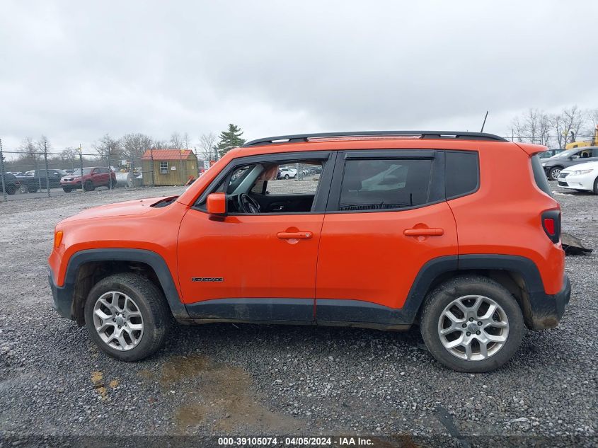 2018 Jeep Renegade Latitude 4X4 VIN: ZACCJBBB7JPG76767 Lot: 39105074