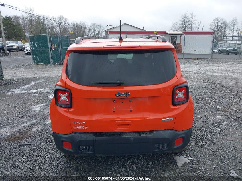 2018 Jeep Renegade Latitude 4X4 VIN: ZACCJBBB7JPG76767 Lot: 39105074