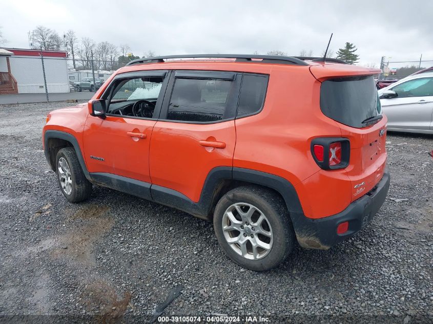 2018 Jeep Renegade Latitude 4X4 VIN: ZACCJBBB7JPG76767 Lot: 39105074