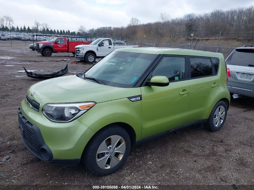 2015 Kia Soul VIN: KNDJN2A2XF7773530 Lot: 39405309