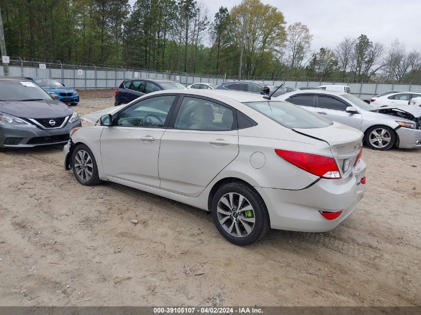 2017 Hyundai Accent Value Edition VIN: KMHCT4AE2HU262320 Lot: 39105107