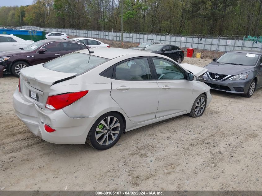 2017 Hyundai Accent Value Edition VIN: KMHCT4AE2HU262320 Lot: 39105107