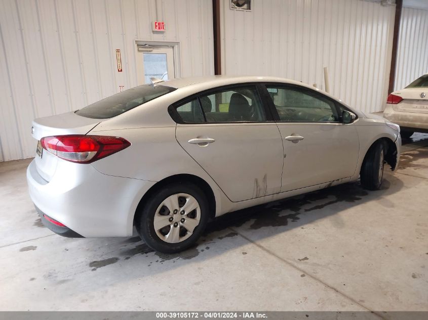 3KPFK4A75HE040987 | 2017 KIA FORTE