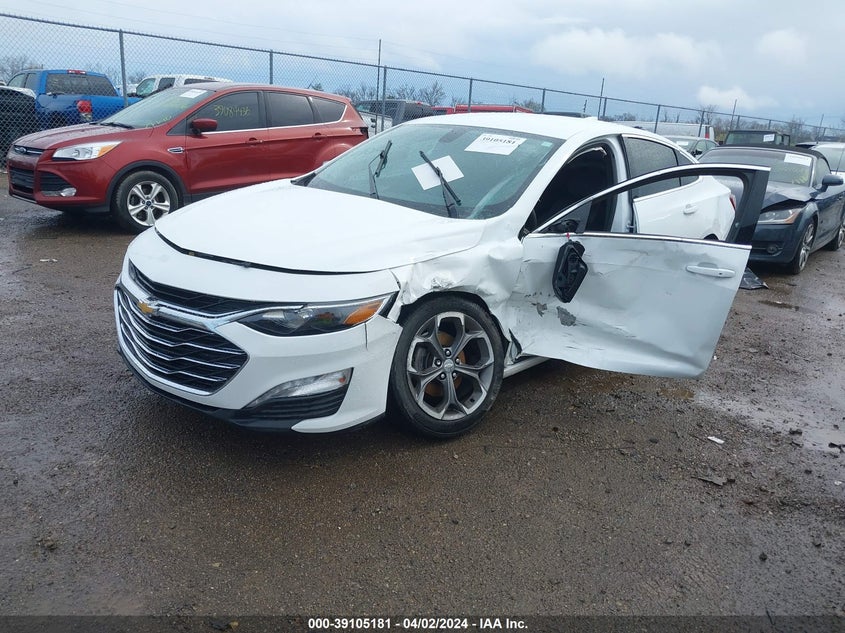 VIN 1G1ZD5ST2LF103172 2020 CHEVROLET MALIBU LT
