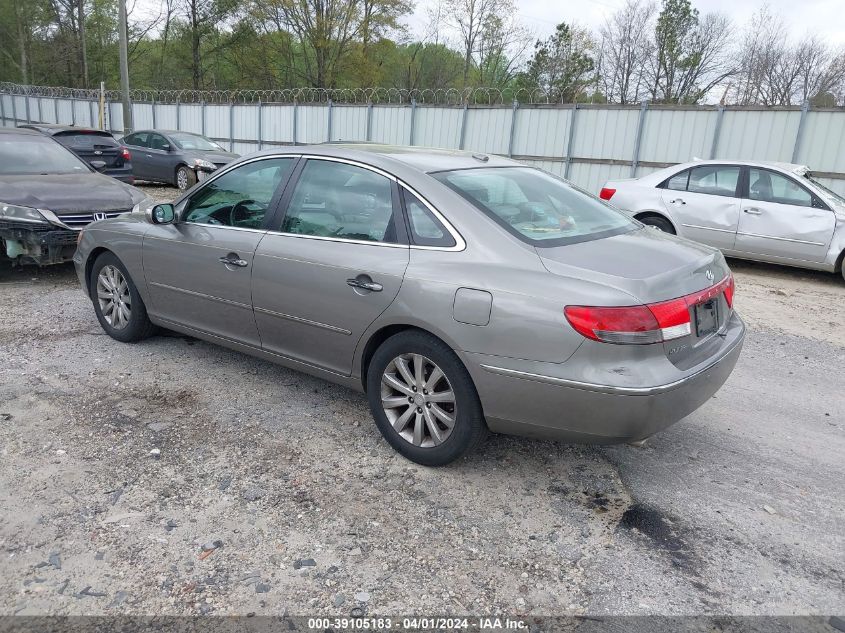 KMHFC46F49A373761 | 2009 HYUNDAI AZERA