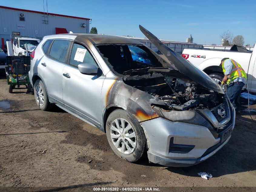 2017 Nissan Rogue S VIN: KNMAT2MV1HP554888 Lot: 39105282