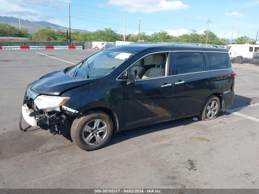 2016 Nissan Quest Platinum/S/Sl/Sv VIN: JN8AE2KP8G9152985 Lot: 39105317