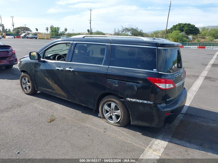 2016 Nissan Quest Platinum/S/Sl/Sv VIN: JN8AE2KP8G9152985 Lot: 39105317
