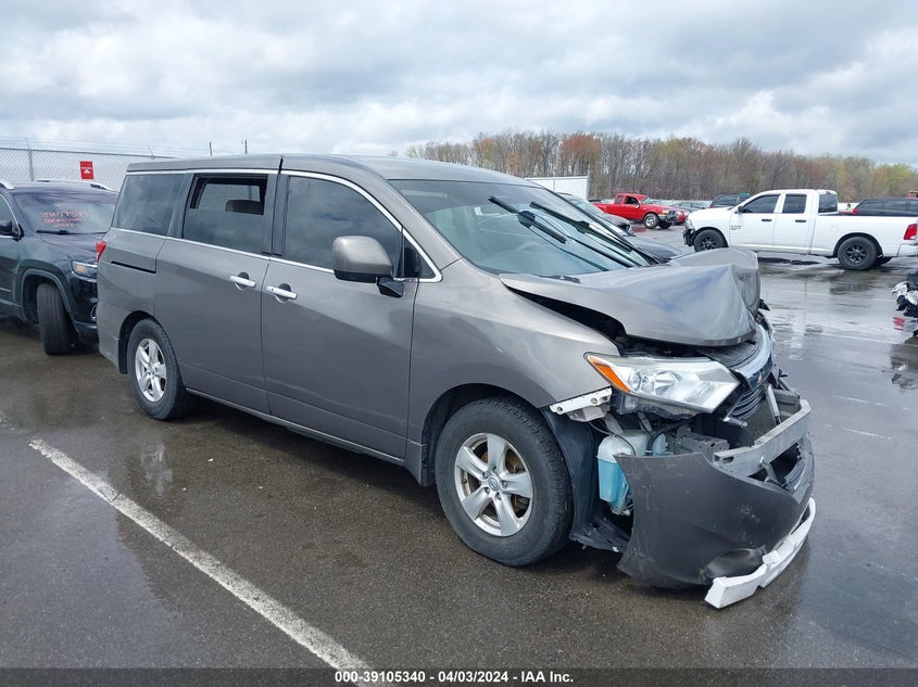 2015 Nissan Quest Platinum/S/Sl/Sv VIN: JN8AE2KP0F9129764 Lot: 39105340