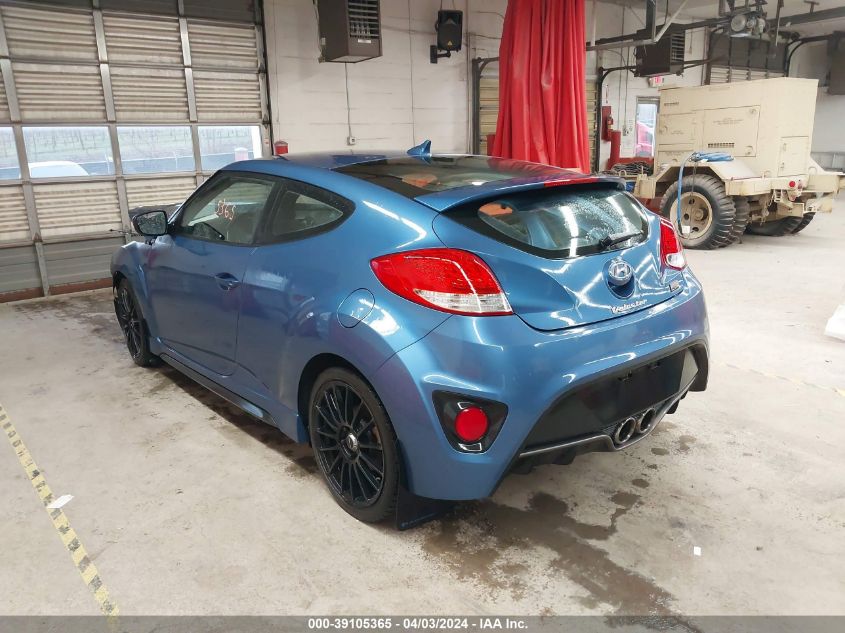 2016 HYUNDAI VELOSTER TURBO - KMHTC6AE4GU251281