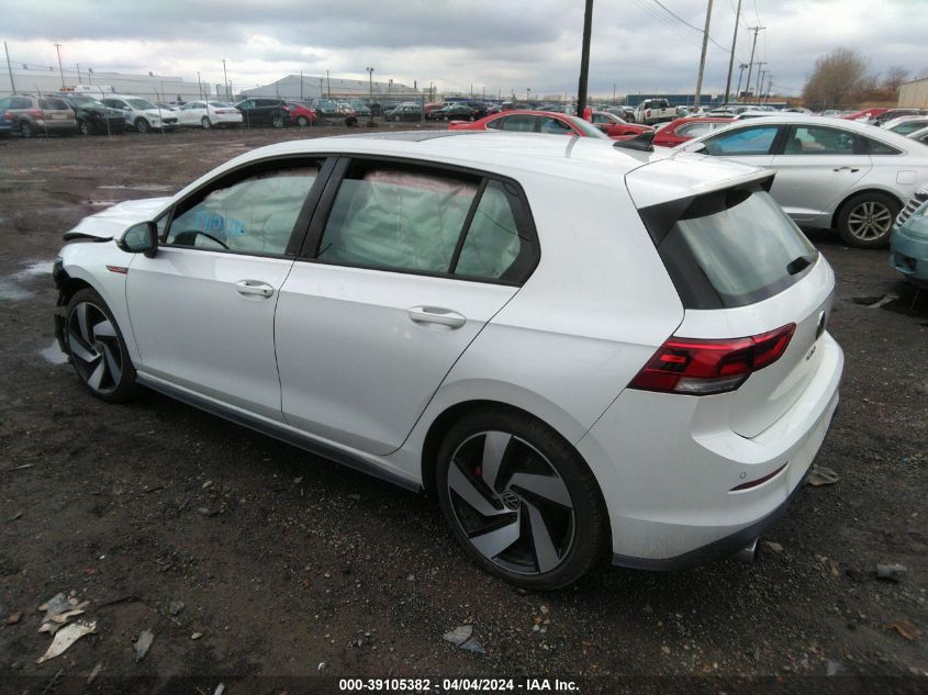 2022 Volkswagen Golf Gti 2.0T Se VIN: WVWN87CD0NW120679 Lot: 39105382