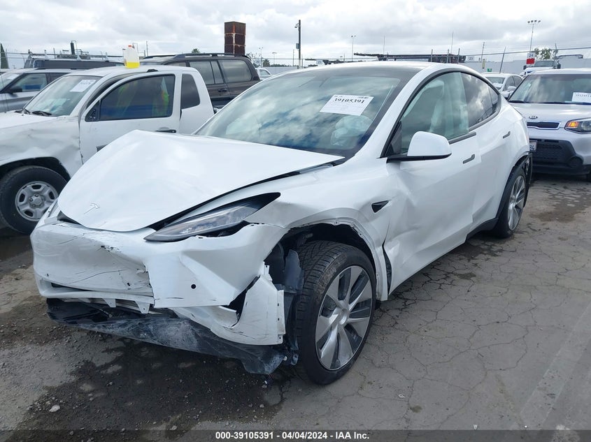 2021 TESLA MODEL Y U   U(VIN: 5YJYGDEEXMF204144