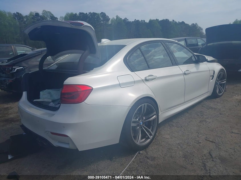 2016 BMW M3 VIN: WBS8M9C59G5D31610 Lot: 39105471