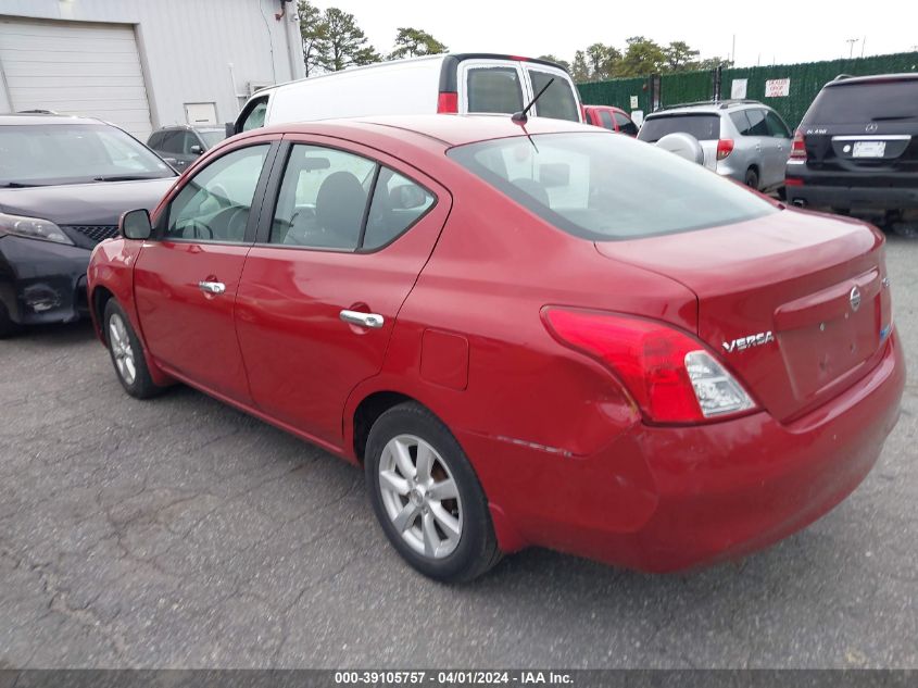 3N1CN7AP8CL889594 | 2012 NISSAN VERSA