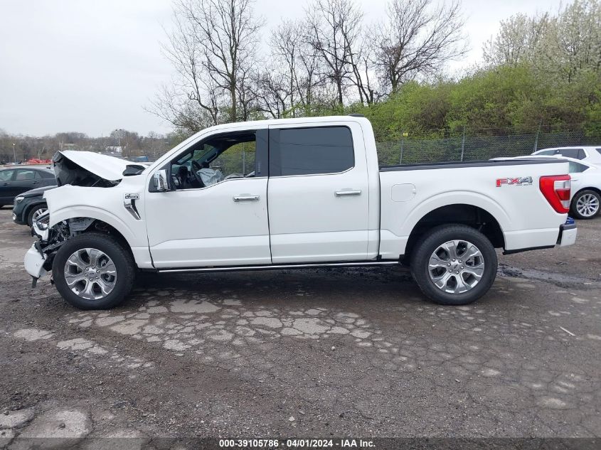 2023 FORD F-150 PLATINUM - 1FTFW1E84PFD18871