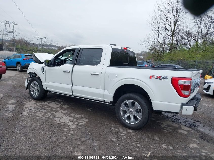 2023 FORD F-150 PLATINUM - 1FTFW1E84PFD18871