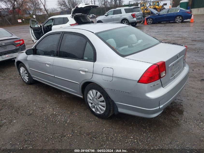 2HGES16535H508945 | 2005 HONDA CIVIC