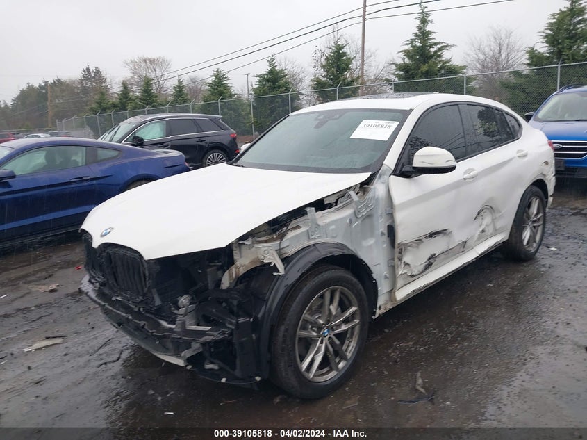 2021 BMW X4 xDrive30I VIN: 5UX2V1C00M9G24363 Lot: 39105818
