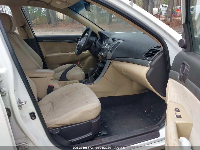 5NPET4ACXAH647555 | 2010 HYUNDAI SONATA