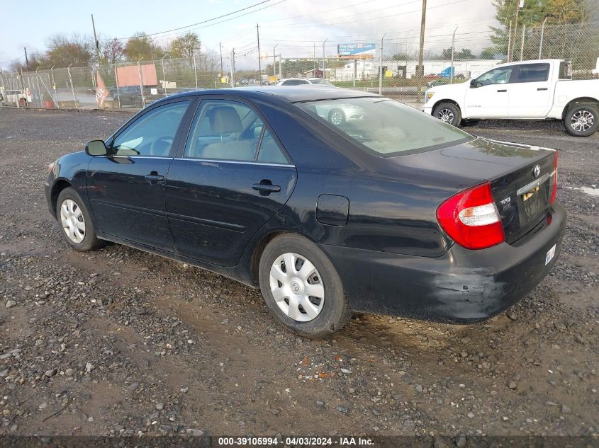 4T1BE32K03U160379 | 2003 TOYOTA CAMRY