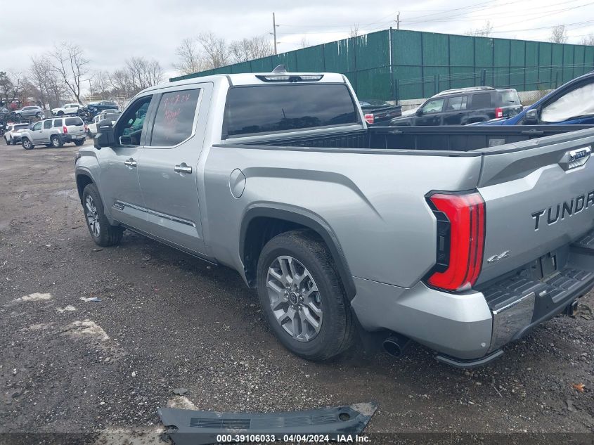 2022 Toyota Tundra Hybrid 1794 Edition VIN: 5TFMC5EC3NX001313 Lot: 39106033