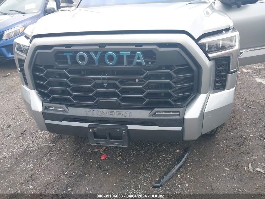 2022 Toyota Tundra Hybrid 1794 Edition VIN: 5TFMC5EC3NX001313 Lot: 39106033