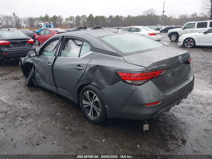 2020 Nissan Sentra Sv Xtronic Cvt VIN: 3N1AB8CV7LY283711 Lot: 39106105