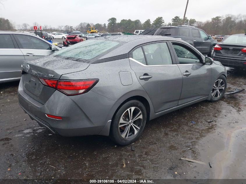 2020 Nissan Sentra Sv Xtronic Cvt VIN: 3N1AB8CV7LY283711 Lot: 39106105