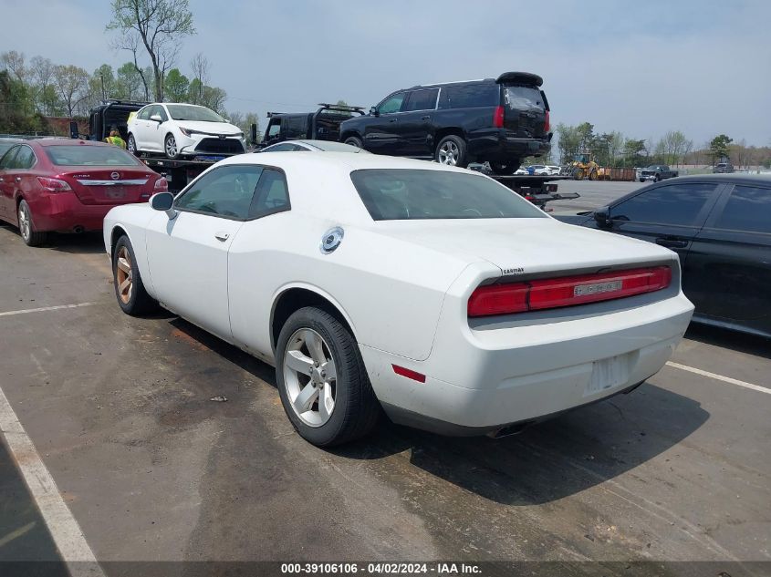 2B3CJ4DG8BH601231 | 2011 DODGE CHALLENGER