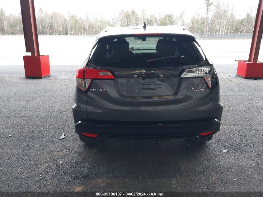 2019 Honda Hr-V Sport VIN: 3CZRU6H12KG704382 Lot: 39106107