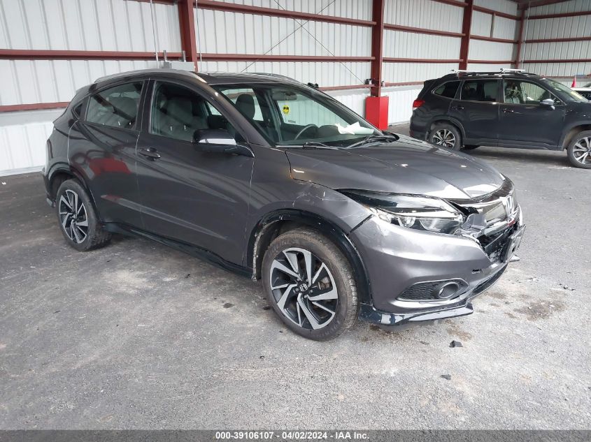 2019 Honda Hr-V Sport VIN: 3CZRU6H12KG704382 Lot: 39106107