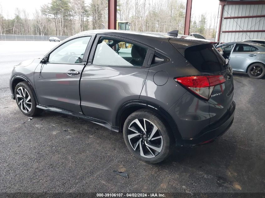 2019 Honda Hr-V Sport VIN: 3CZRU6H12KG704382 Lot: 39106107