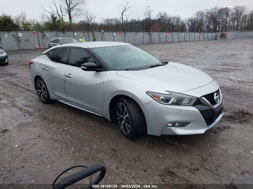 2018 Nissan Maxima 3.5 Sv VIN: 1N4AA6APXJC390093 Lot: 39106120