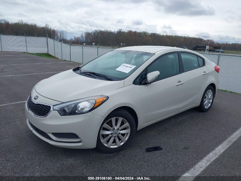 KNAFX4A63E5064315 | 2014 KIA FORTE