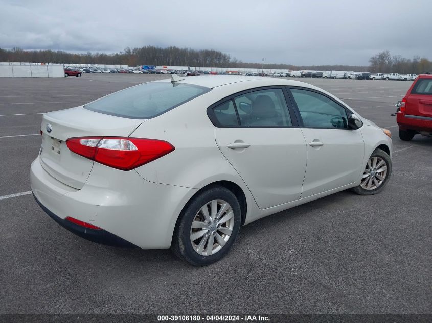 KNAFX4A63E5064315 | 2014 KIA FORTE