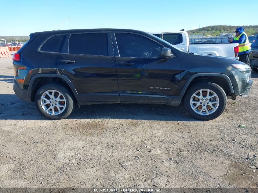 2017 Jeep Cherokee Sport 4X4 VIN: 1C4PJMABXHD220740 Lot: 39106373